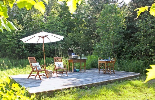 Unorganized Centre Parry Sound RV Rental | Boho Bell Tent: BLISS IN THE FOREST