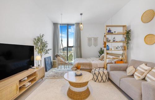 Sharjah Apartment | Boho Bloom Studio Apartment by JK