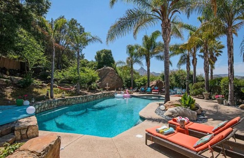 Calabasas House | Boho Chic Malibu Retreat Estate Salt Pool + Yoga