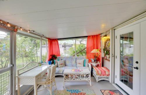 Bonita Springs House | Boho-Style Escape with Patio about 3 Mi to Bonita Beach!