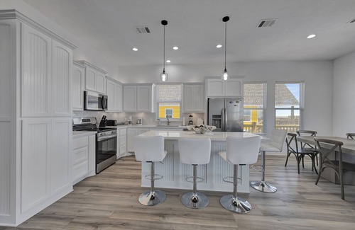 Gilchrist House | "Bolivar Beachfront Bliss" Beachfront home 5 bedroom 4.5 bath Cargo Lift