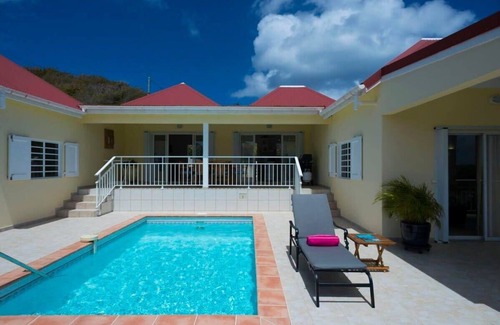 Saint-Jean Villa | Bonjour with 2 bedroom with far ocean and hill view