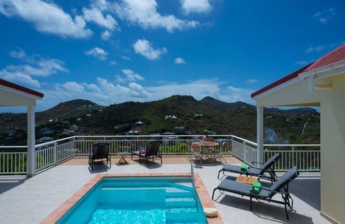 Saint-Jean Villa | Bonjour with 2 bedroom with far ocean and hill view