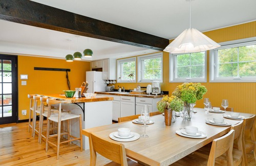 Saugerties House | Botanical Hideaway: Gorgeous Home w/Hot Tub & Private Pond