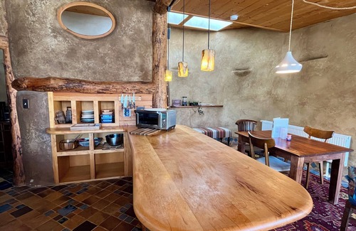 Boulder House | Boulder's Only Earthship~Handcrafted, Non-toxic, Indoor Gardens, Outdoor Hot Tub