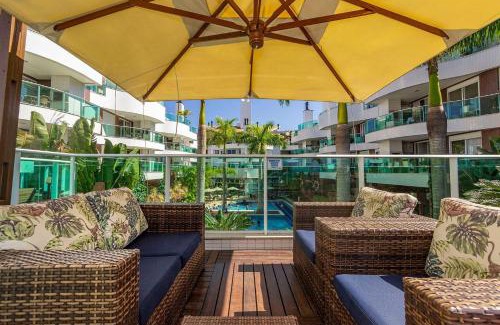 Centro Apartment | Boulevard 211B - Excelente apartamento em condomínio de luxo no centro de Bombinhas - Piscina - Jacuzzi - Academia - Portaria 24h.