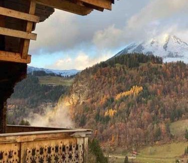 Ormont-Dessous Ski Chalet | Boutique Chalet Panoramic Views Hot Tub