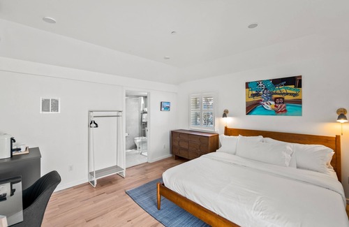 North Downtown Hotel | Boutique Room steps from Downtown Mall | Rose Jean - Room #5