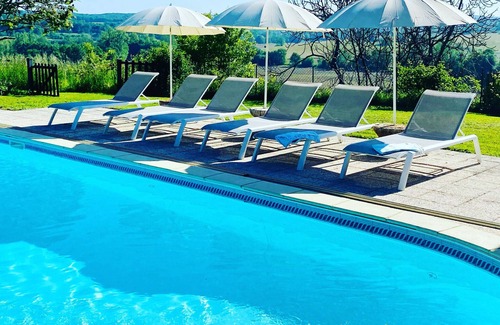 Montagnac-sur-Lede Villa | Boutique villa with amazing view and private pool