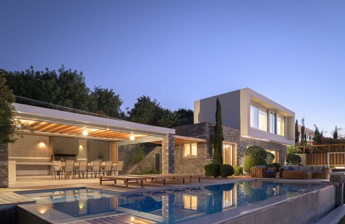 Koutsounari Villa | Boutique Villa Thalassa, next to the sea, infinity pool