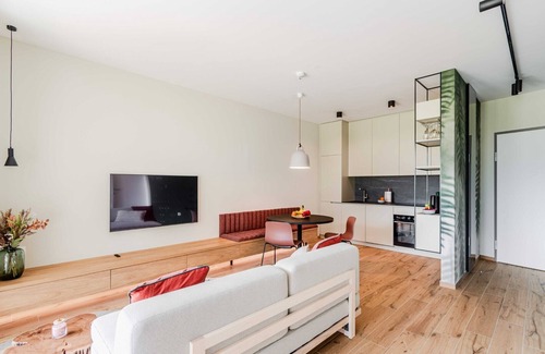 Bovec Apartment | Bovec Chic Apartment with Sauna - One Bedroom Apartment with Balcony