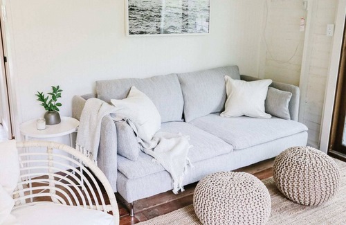 Winnipeg Beach Cabin | Bowerbird Stays Bright and Beachy Vintage Cabin