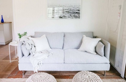Winnipeg Beach Cabin | Bowerbird Stays Bright and Beachy Vintage Cabin