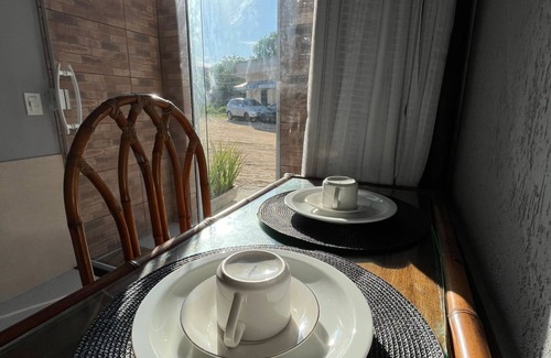 Sao Pedro da Aldeia Apartment | Suite with Air Conditioning and Kitchen| Practicality and Comfort in São Pedro da Aldeia