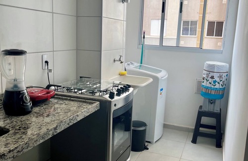Barretos Apartment | Apartment for up to 6 people in a condominium with a swimming pool
