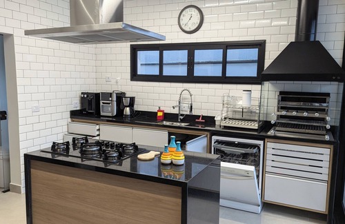 Costa do Sol House | 50m beach Gated Community Standing Sand High Standard 24h Security Guaratuba Bertioga Riviera