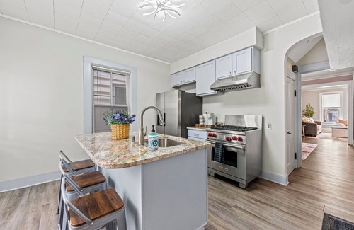 Lower East Side House | Brady St Retreat! 4BR House w Patio & Fenced Yard