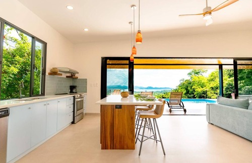 Santa Barbara Villa | Brand new 3-bed ocean view villa - pool on private mountainside- gated community