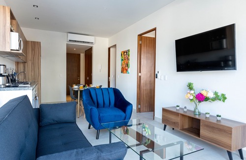 Diaz Ordaz Condo | Brand new 2BD condo in Versalles & awesome Rooftop 2BD Condo for rent in Versall