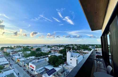Colonia Centro Condo | Brand new 2Br/2Ba - 6th floor downtown Cozumel!