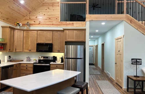 Conover Cabin | Brand new 3-bedroom cabin on 4 acres on Pioneer Lake!