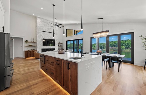 Mooresville House | Brand New 4000+ sq ft house with pool, hot tub, amazing deck and amenities
