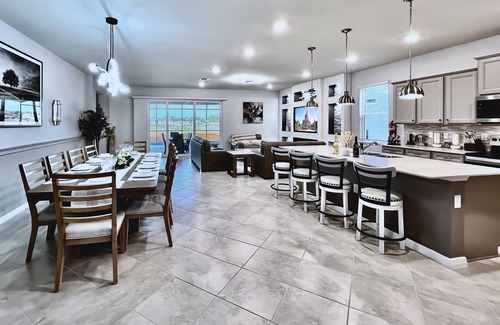 Four Corners Villa | Brand New 8 Bed 6 Bath Disney Theme Villa With Free Heated Pool & BBQ
