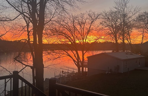 Lake House | BRAND NEW BUILD! Family-sized lakefront home! 15 minutes West of Clare MI.
