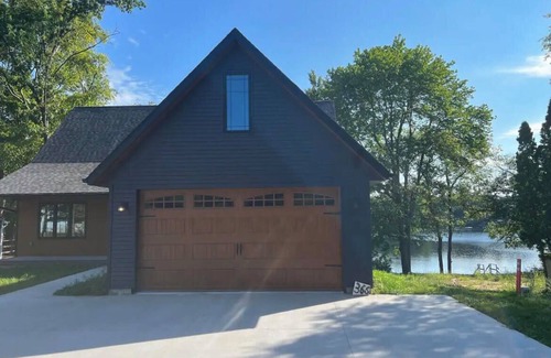 Lake House | BRAND NEW BUILD! Family-sized lakefront home! 15 minutes West of Clare MI.