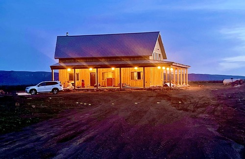 Island Park Cabin | Brand new Cabin! Hot tub, fire pit, large porch, space for families, views.
