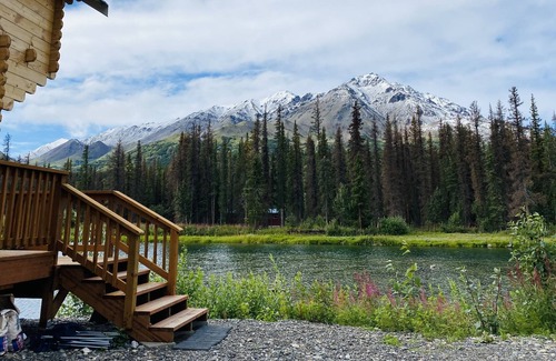Denali Cabin | Brand New Cabin with Loft on Private Lakes Near Denali National Park