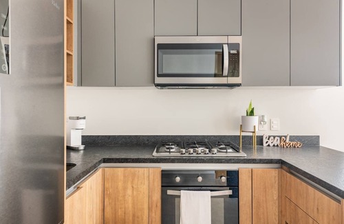 Lazaro Cardenas Condo | Brand-new condo 3 blocks from the beach in 5 de diciembre