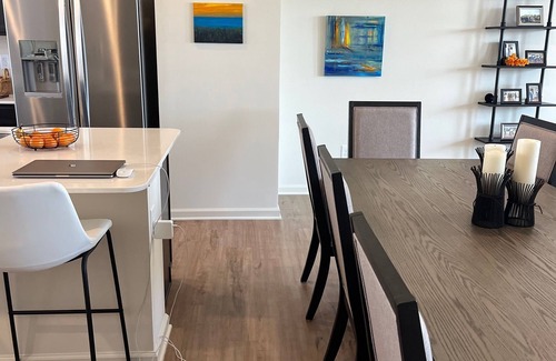 Zionsville Condo | Brand new cozy 4-bedroom condo w/WiFi, AC and pond view in charming Zionsville