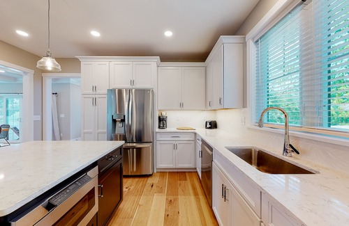 Dodds Addition House | Brand-new home with private pool, hot tub, & dog-friendly yard - close to beach