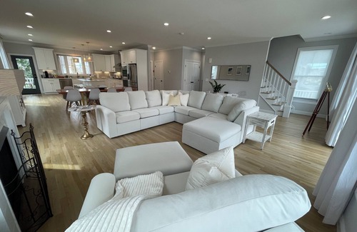 Devon House | Brand new house with water views just steps from beach!