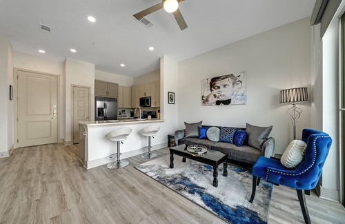 Greenway Plaza-Upper Kirby Apartment | BRAND NEW James Bond Themed Luxury Apt in River Oaks