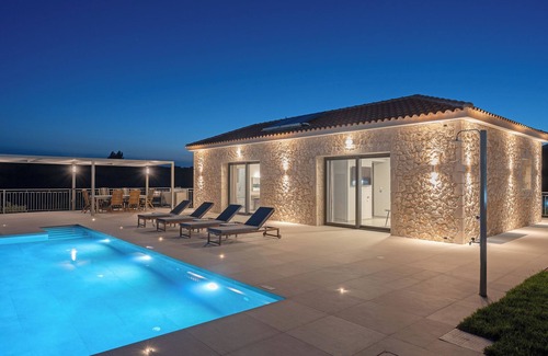 Karavados Villa | Brand New: Kefalonia Stone Villas - Villa Trapezaki Retreat