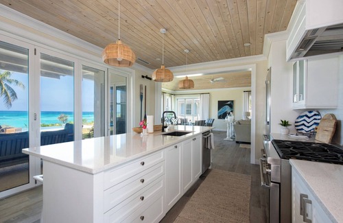 North Palmetto Point House | Brand New Luxury Beachfront Estate with pool on prestigious Banks RD