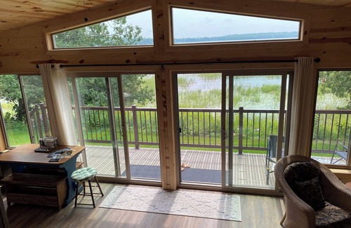 Remer Cabin | Brand New Lakefront Cabin on Peaceful Big Sand Lake