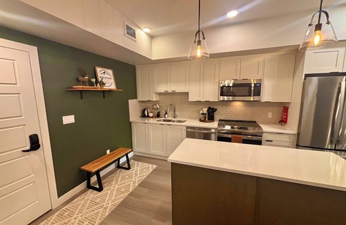Dead Man's Flats Condo | Brand New! Luxury in the Rockies: hot tub/pool/near Banff/patio views