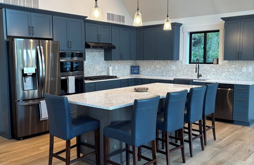 Hayden View Estates House | Brand New Modern Chalet on Hayden Lake Sleeps 12 w/Private Dock & Views