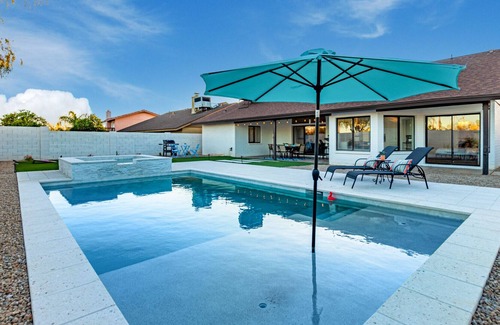 La Paz At Desert Springs House | BRAND NEW Paradise in Scottsdale! Heated Pool/Spa