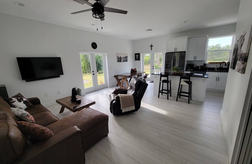 Sebring House | Brand-new, quiet, cozy home with a modern country design and peaceful charm.