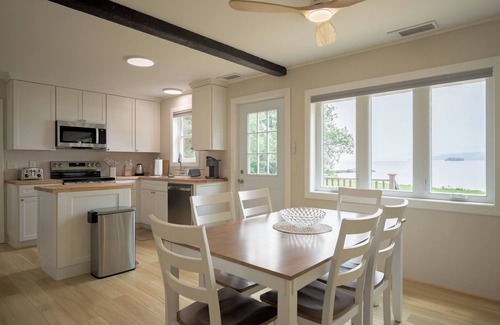 Merrill Cabin | Brand NEW Renovated Lakefront Cabin on Lake Chateaugay with Beach Access.
