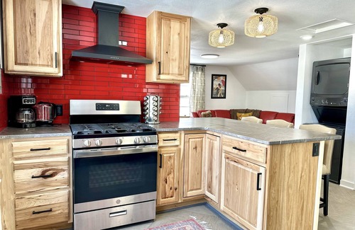 Oskaloosa Condo | Brand New Stylish Condo near Trails & Downtown
