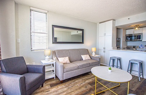 Myrtle Beach Condo | Brand new, ultra modern, Ocean Front King Condo with Quartz Counters!