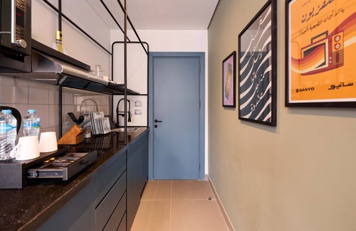 Downtown Cairo Apartment | Brassbell l Contemporary Studio in D-Cairo H-310n