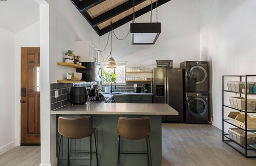 Fox Farm Cabin | Brave Stone Cabin! A modern hygge retreat! Pet friendly!