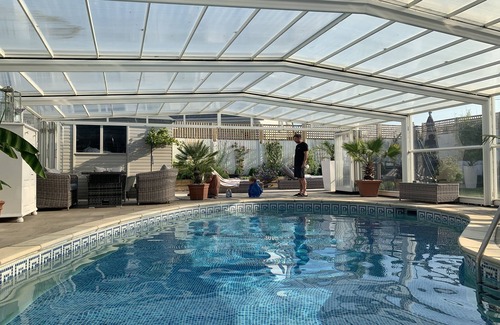 Swalecliffe House | Breakwater house stone throw from the beach with an outside pool .