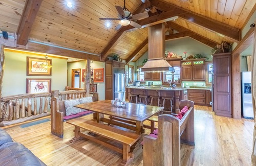 River Ridge House | Breath taking views at riverfront home with game room & fireplace, dog-friendly